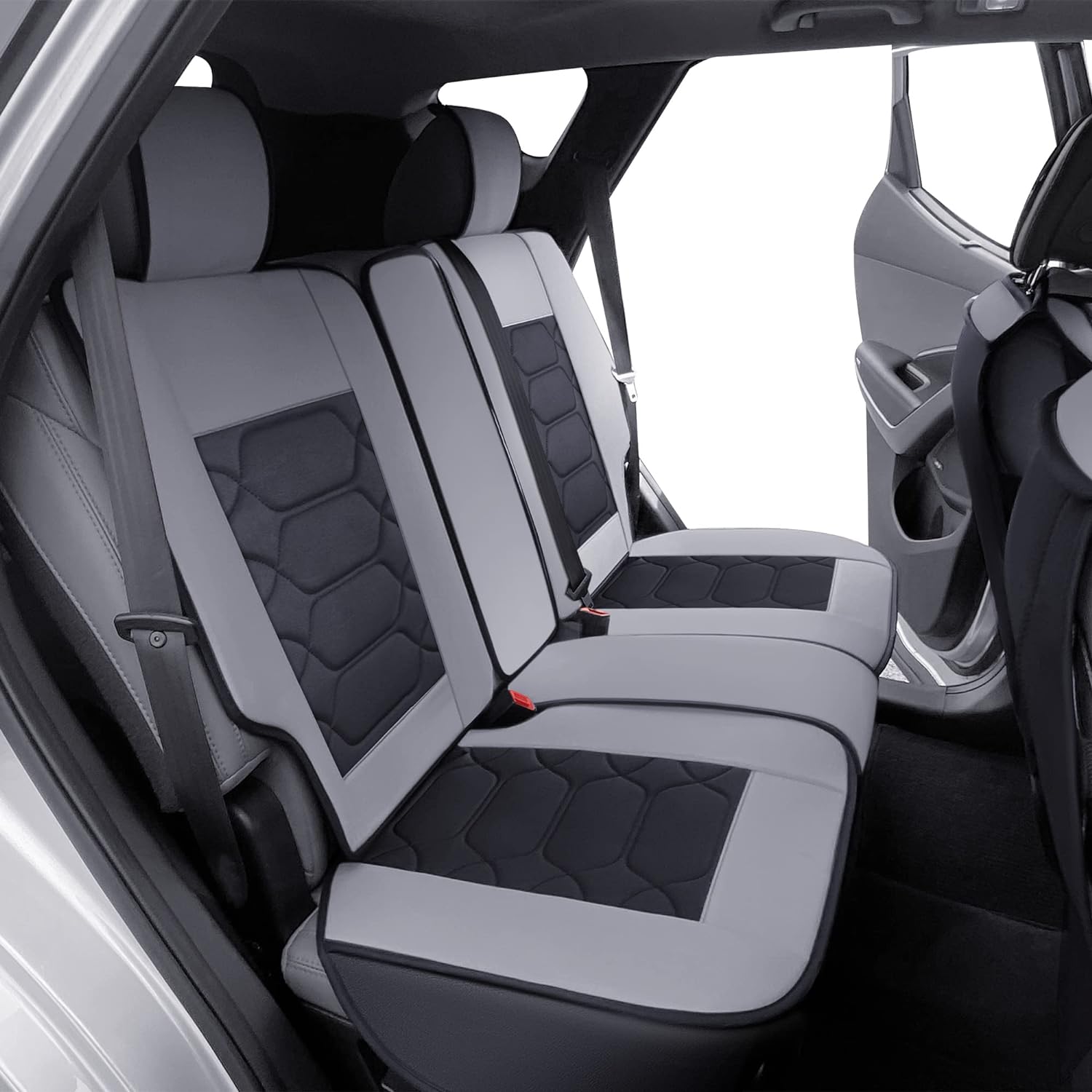 Custom Leather Seat Covers Compatible with Hyundai Santa Fe 2013-2023 (Full Set)