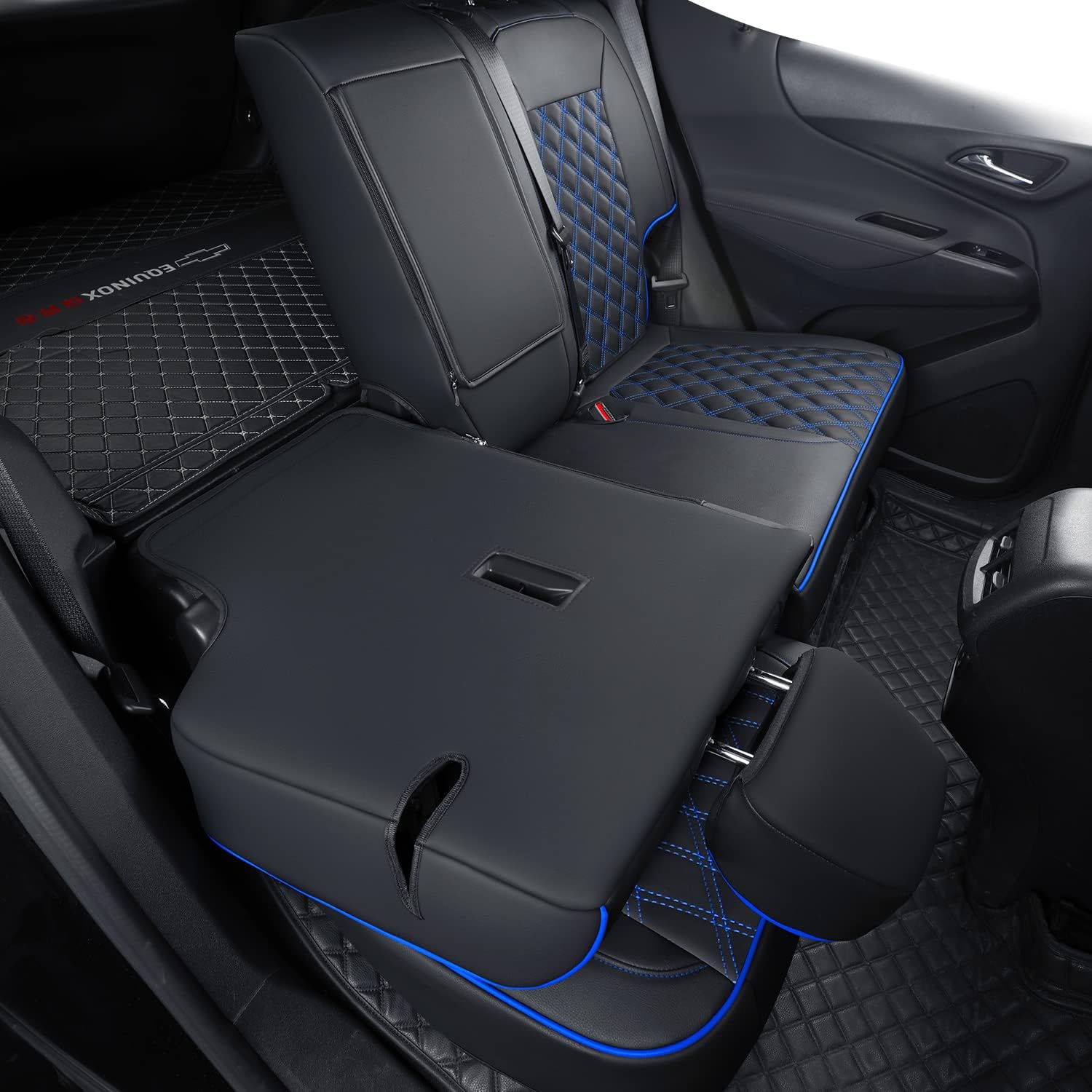 Chevy Equinox Faux Leather Seat Covers Custom fit for 2018-2023 Chevrolet Equinox LT LS LT Fleet Premier RS LS Fleet L 4dr SUV