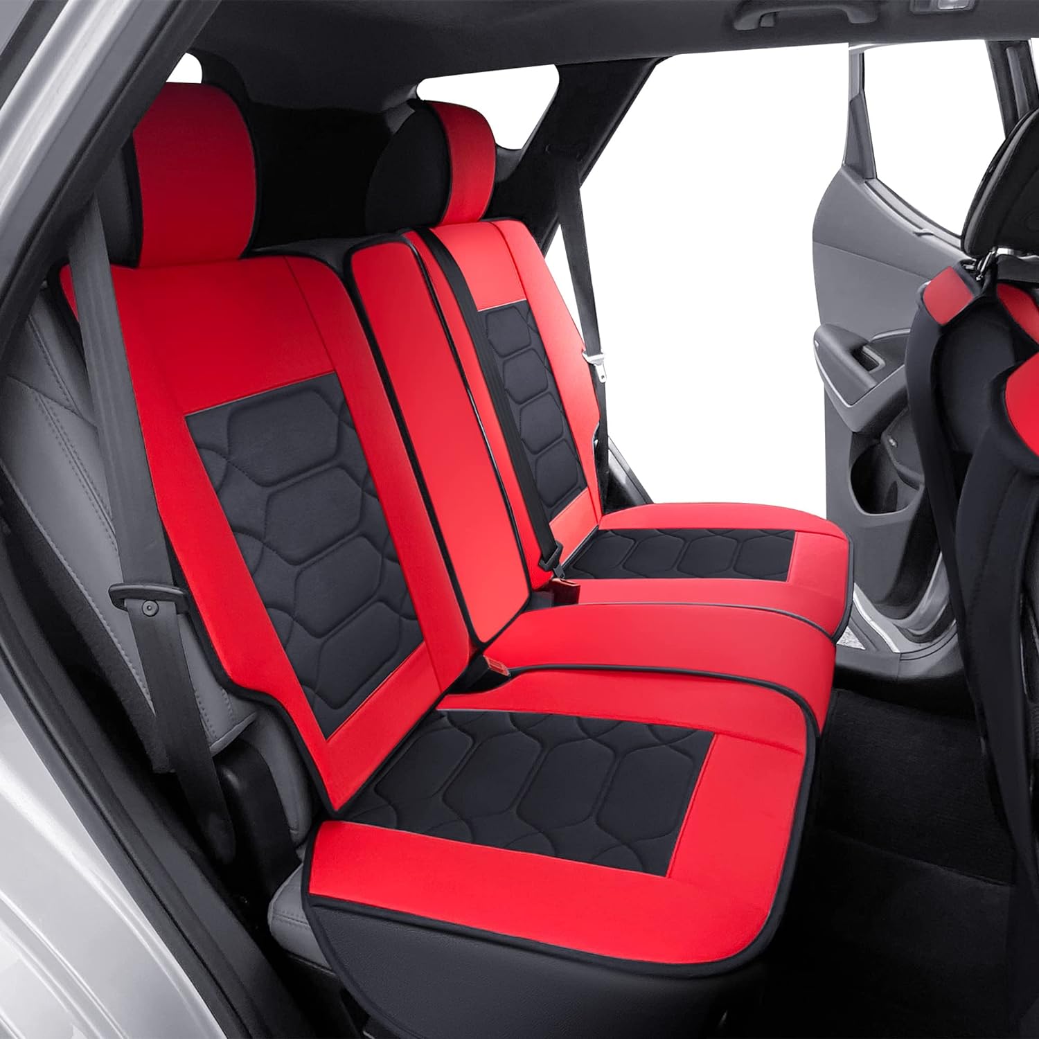 Custom Leather Seat Covers Compatible with Hyundai Santa Fe 2013-2023 (Full Set)