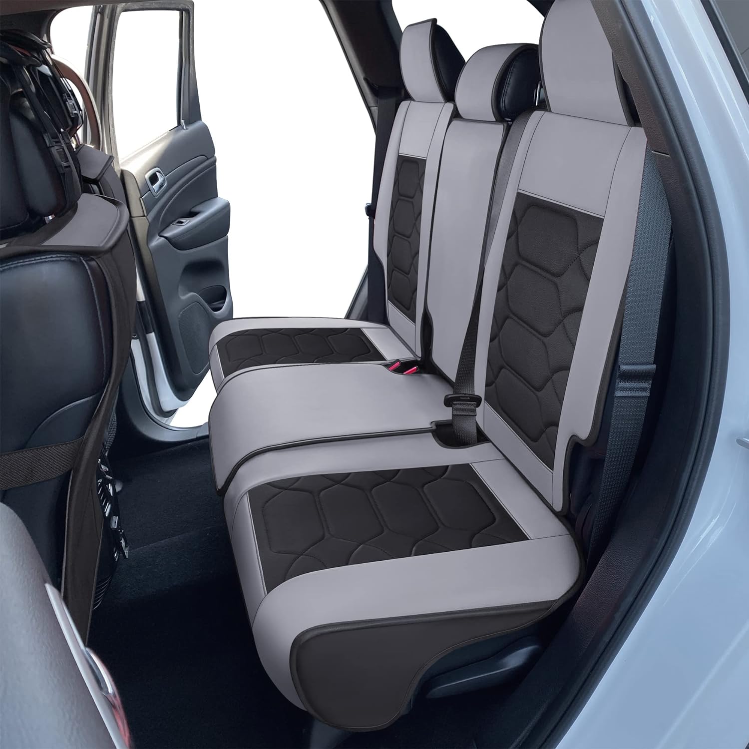 Custom Leather Seat Covers Compatible with Hyundai Santa Fe 2013-2023 (Full Set)