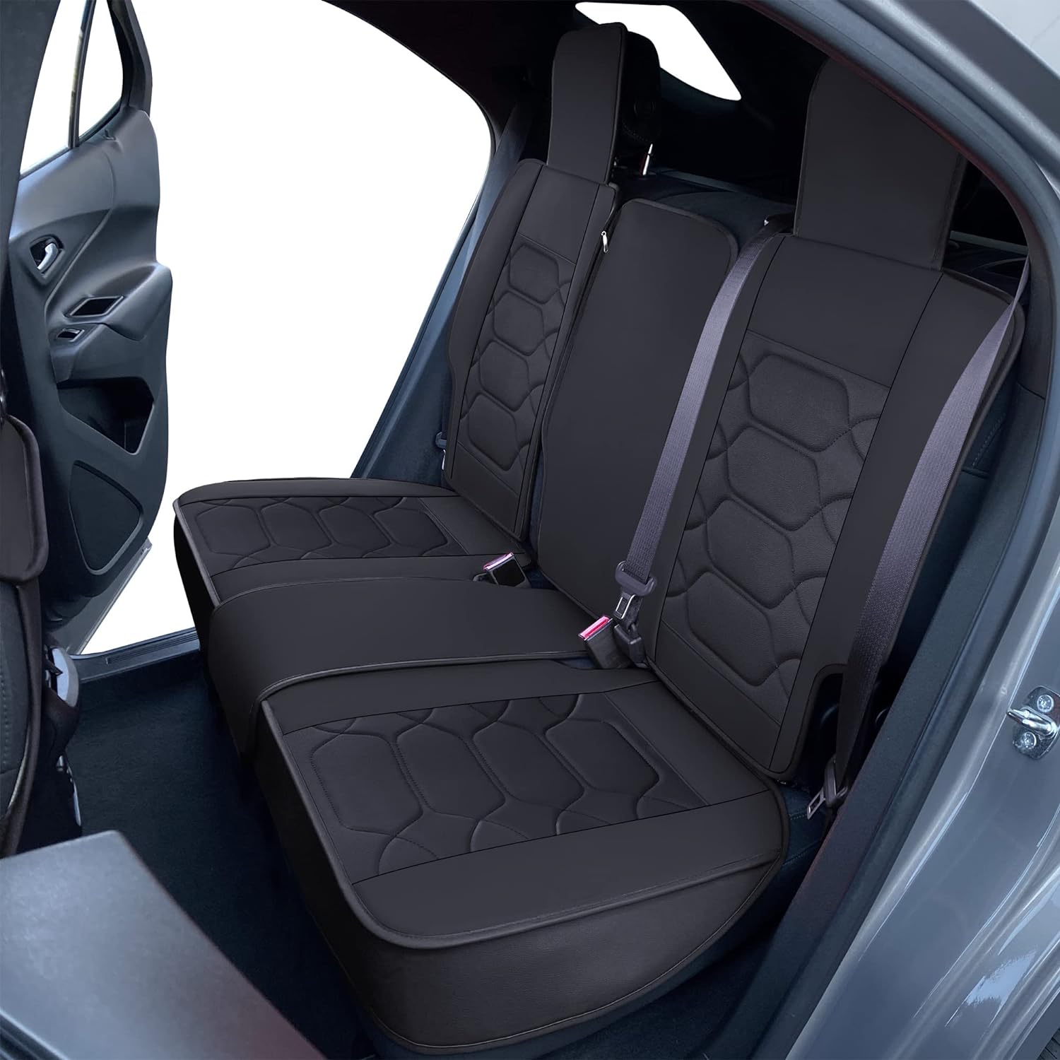 Custom Leather Seat Covers Compatible with Hyundai Santa Fe 2013-2023 (Full Set)