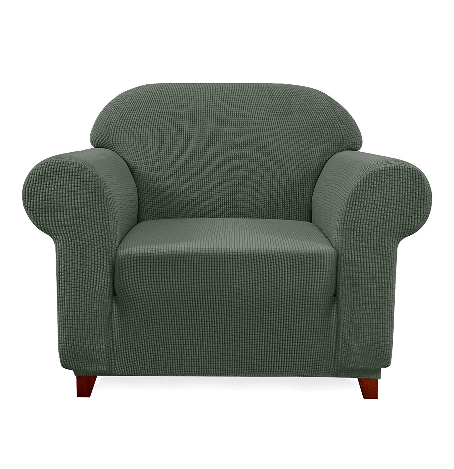 Leroy Plaid Stretch Sofa Slipcover