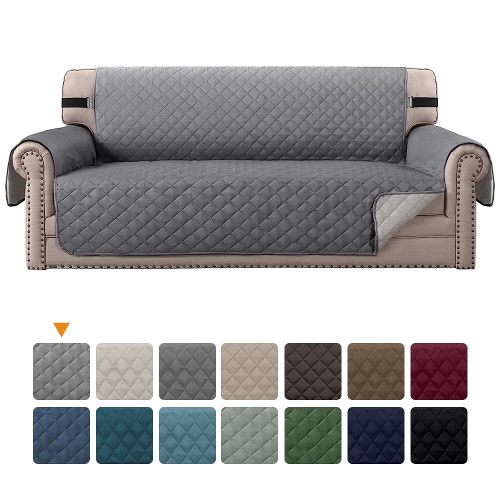 Sanmadrola 100% Waterproof Sofa Cover Machine Washable Couch Cover Love Seat Slipcover