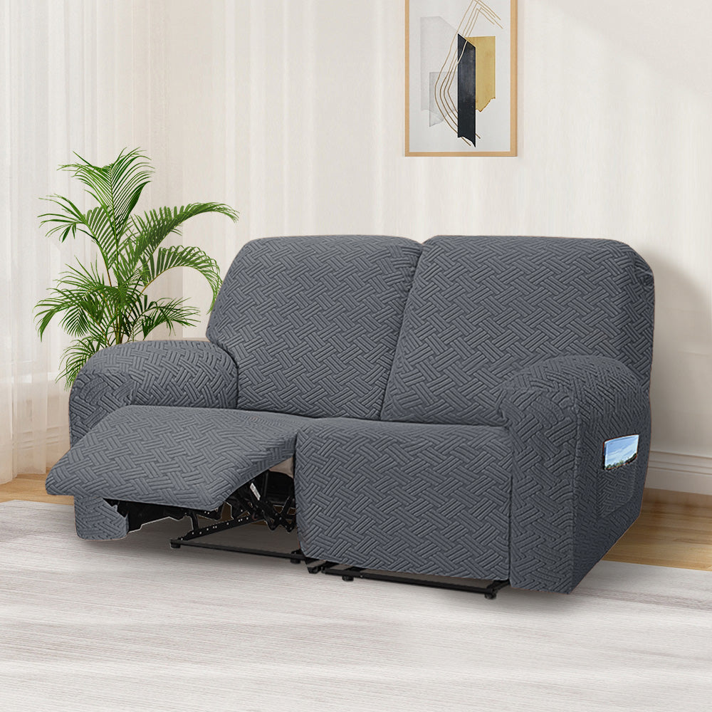 Sofa Cover for All Seasons-Elastic All-Inclusive Recliner Cover for First-Class Comfort  REC REC
