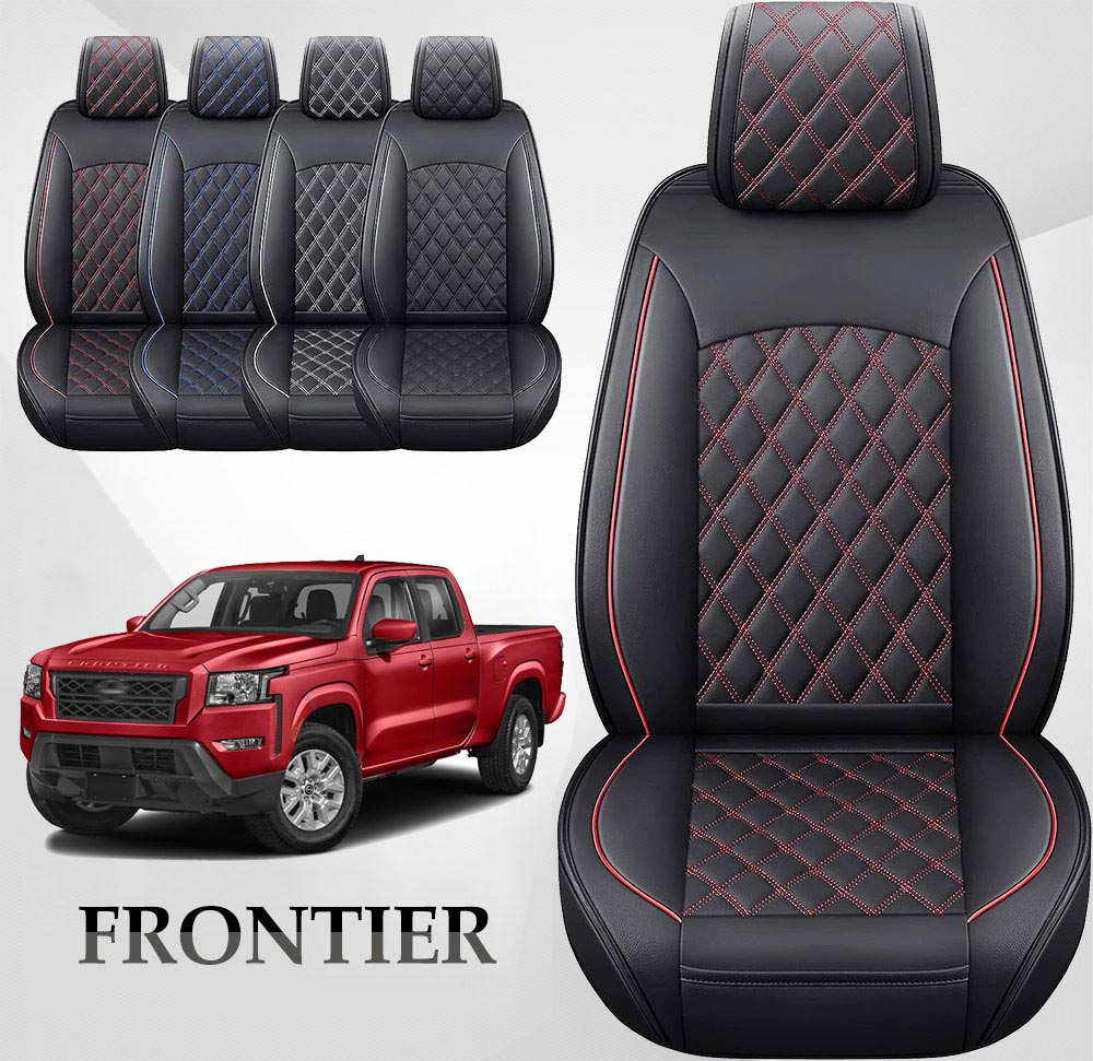 2005-2024 Nissan Frontier Leather Waterproof Car Seat Covers Full Set
