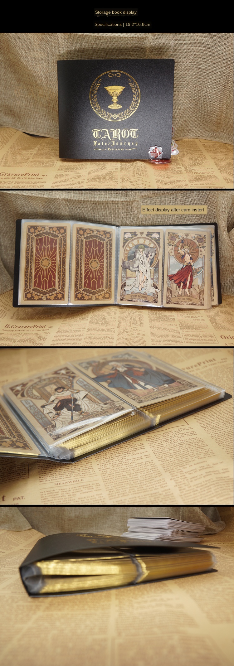 Fate Journey Tarot Card Collection Book 80pcs Anime Game Cards Set Holy Grail War Alter Collectible Hobbies Toys - 4