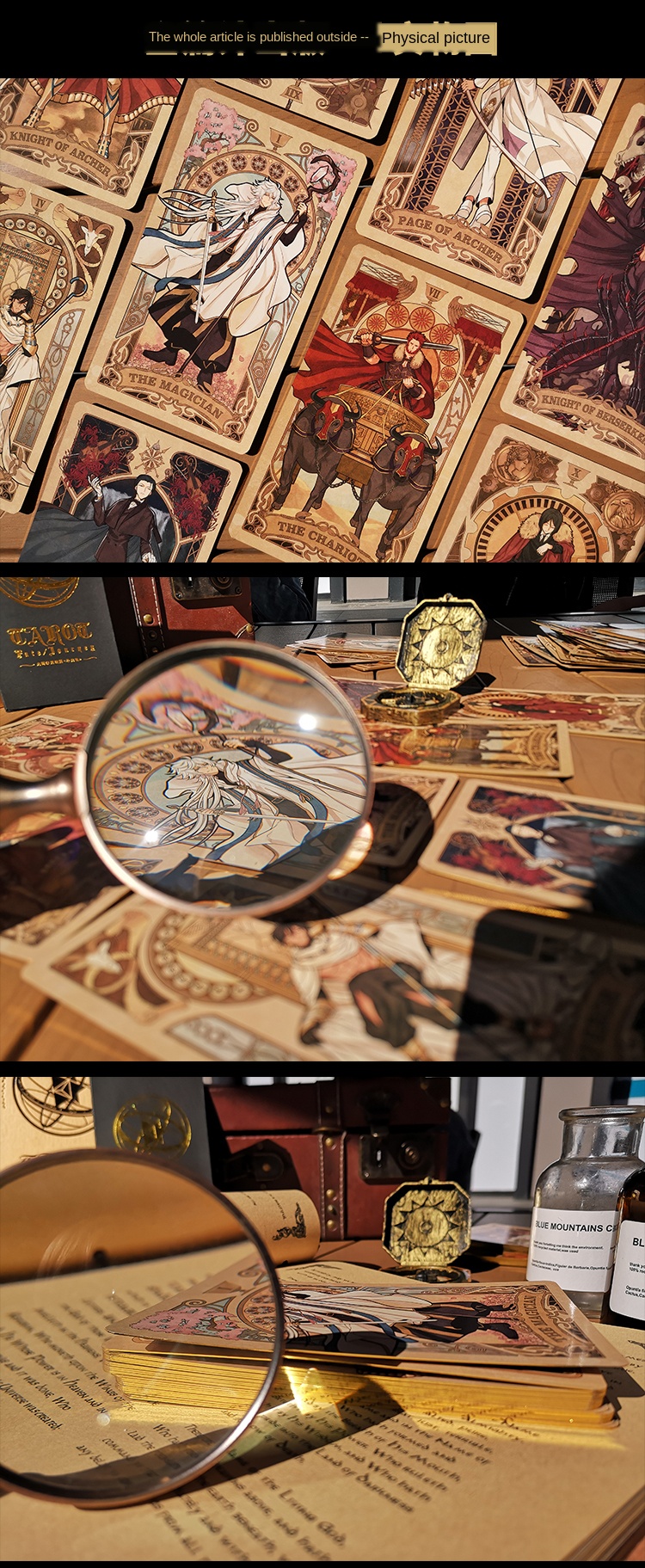 Fate Journey Tarot Card Collection Book 80pcs Anime Game Cards Set Holy Grail War Alter Collectible Hobbies Toys - 5