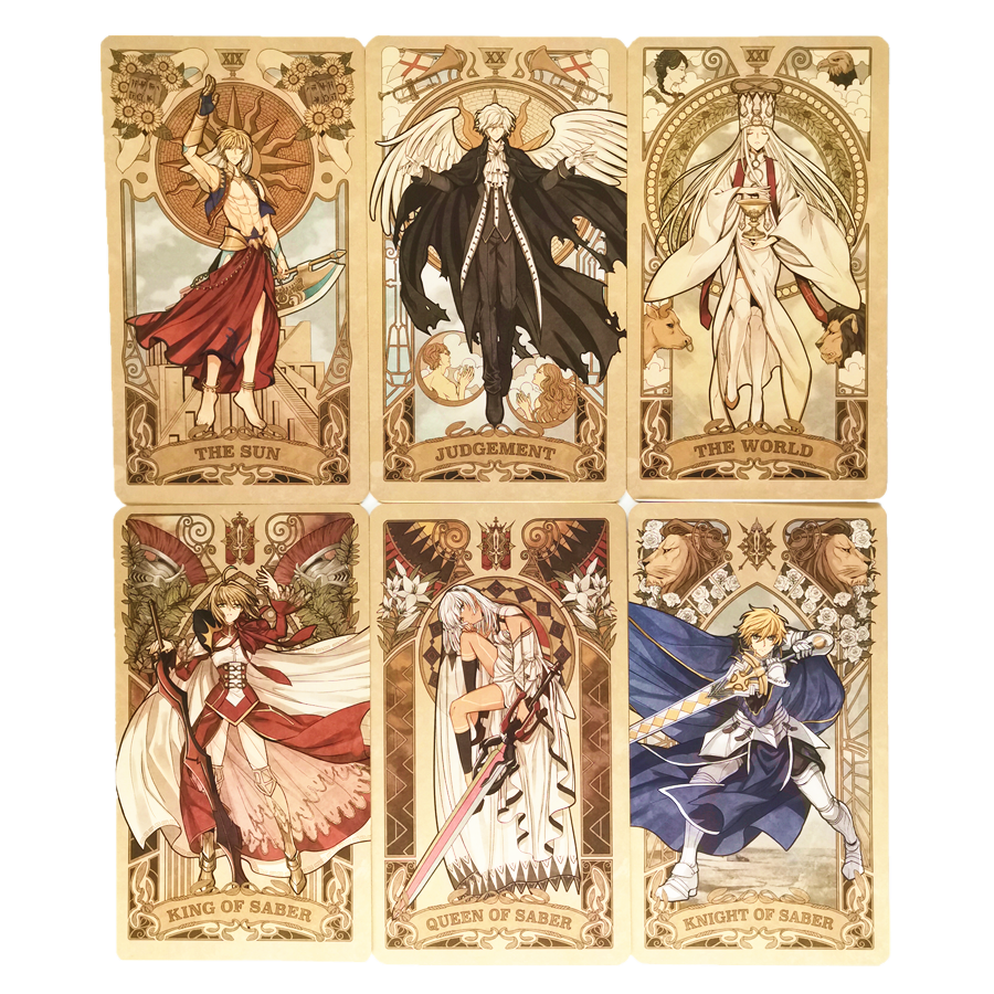 Fate Journey Tarot Card Collection Book 80pcs Anime Game Cards Set Holy Grail War Alter Collectible Hobbies Toys - 10