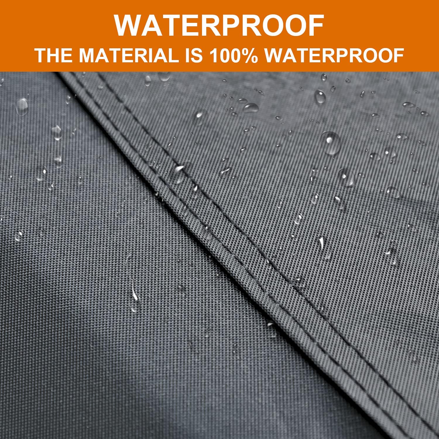 Car Cover Waterproof All Weather for Automobiles, Outdoor Full Cover Rain Sun UV Protection with Zipper Cotton, Size A2 3XL Universal Fit for Sedan (186-193 inch)