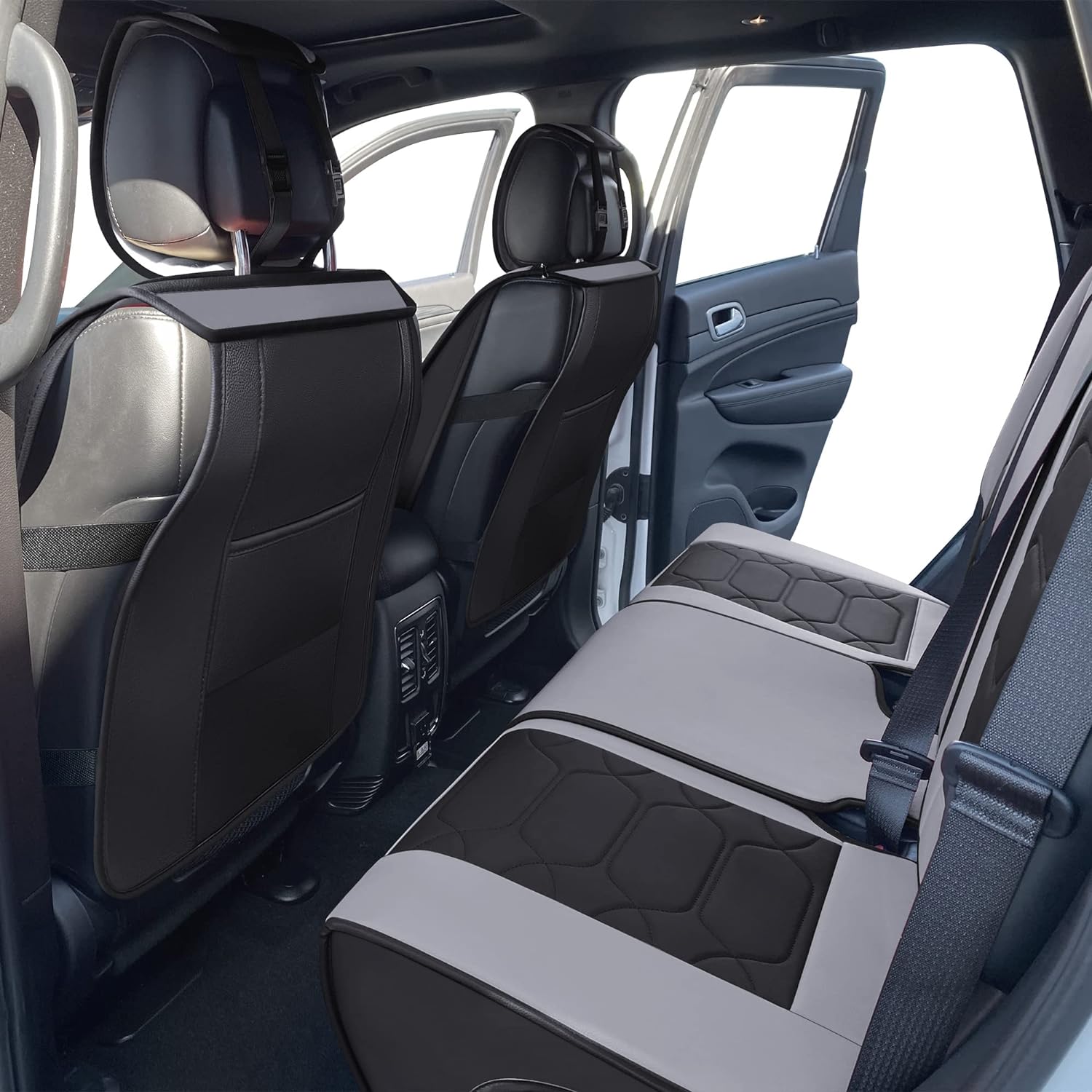 Custom Leather Seat Covers Compatible with Hyundai Santa Fe 2013-2023 (Full Set)