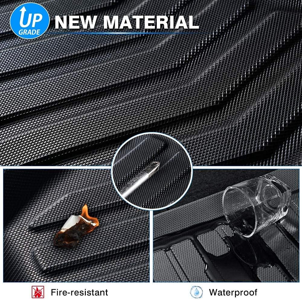 Custom Fit Floor Mats for Ford Escape 2022 2021 2020 No-Hybird (NOT Fit Hybrid Models) Floor Liner All Weather Car Mats 1st & 2nd Row Liners Full Set Black Non-Slip