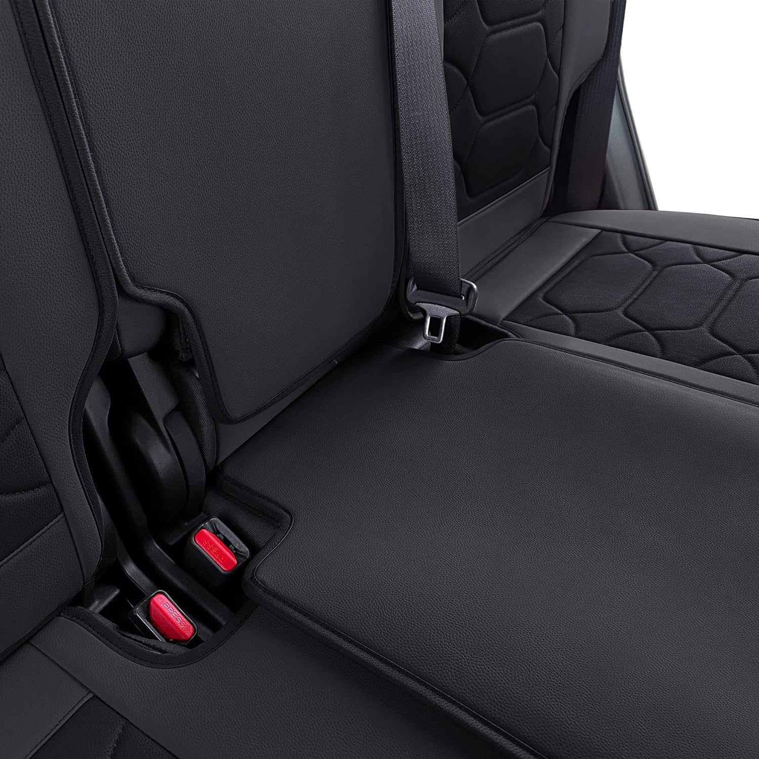 Custom Leather Seat Covers Compatible with Hyundai Santa Fe 2013-2023 (Full Set)