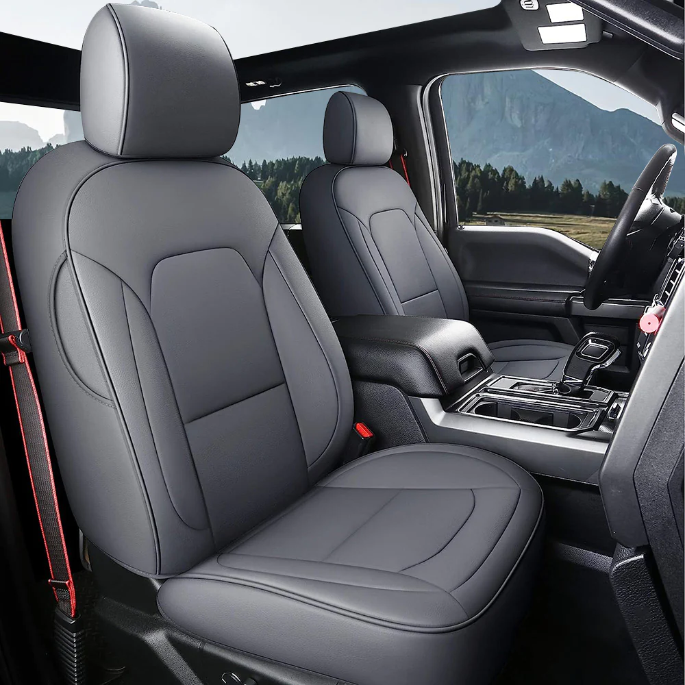 Luxury High Quality Leather Car Seat Cover Fits Ford F150 (2015-2023), F250, F350, F450 (2017 - 2023)