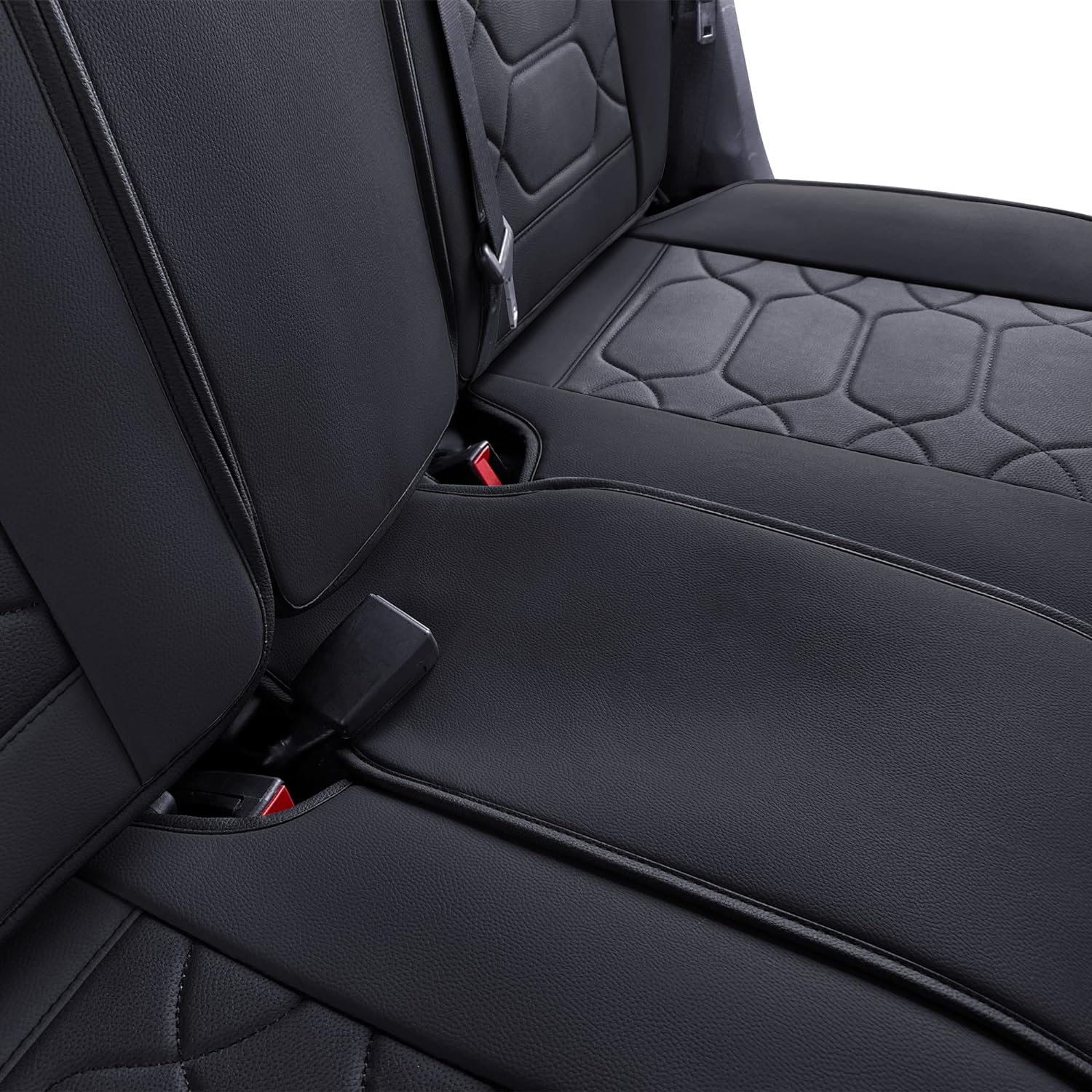Custom Leather Seat Covers Compatible with Hyundai Santa Fe 2013-2023 (Full Set)