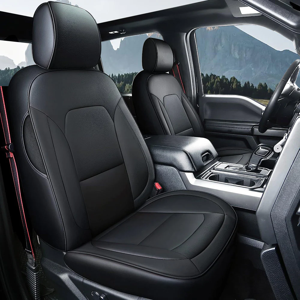 Luxury High Quality Leather Car Seat Cover Fits Ford F150 (2015-2023), F250, F350, F450 (2017 - 2023)