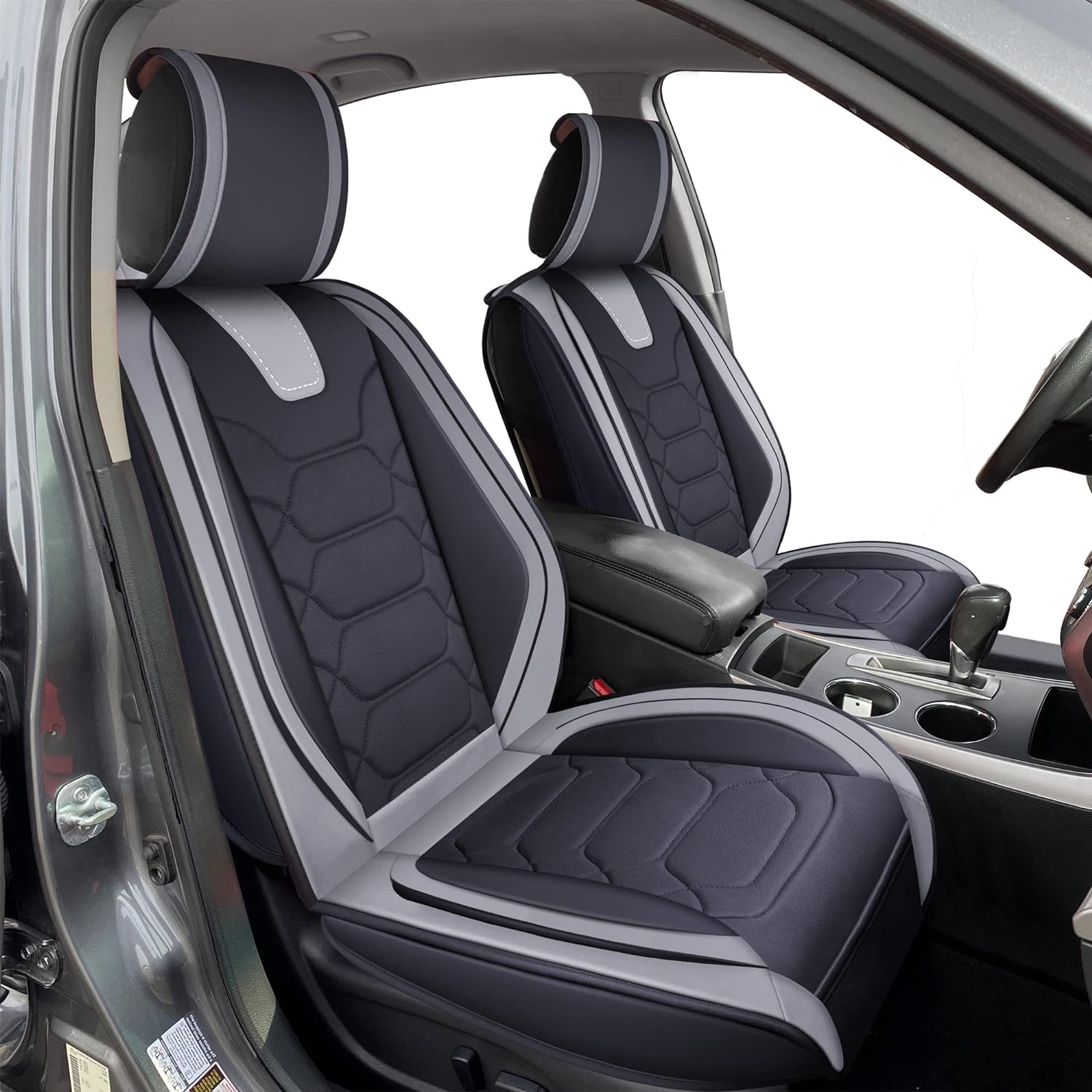 Custom Leather Seat Covers Compatible with Hyundai Santa Fe 2013-2023 (Full Set)