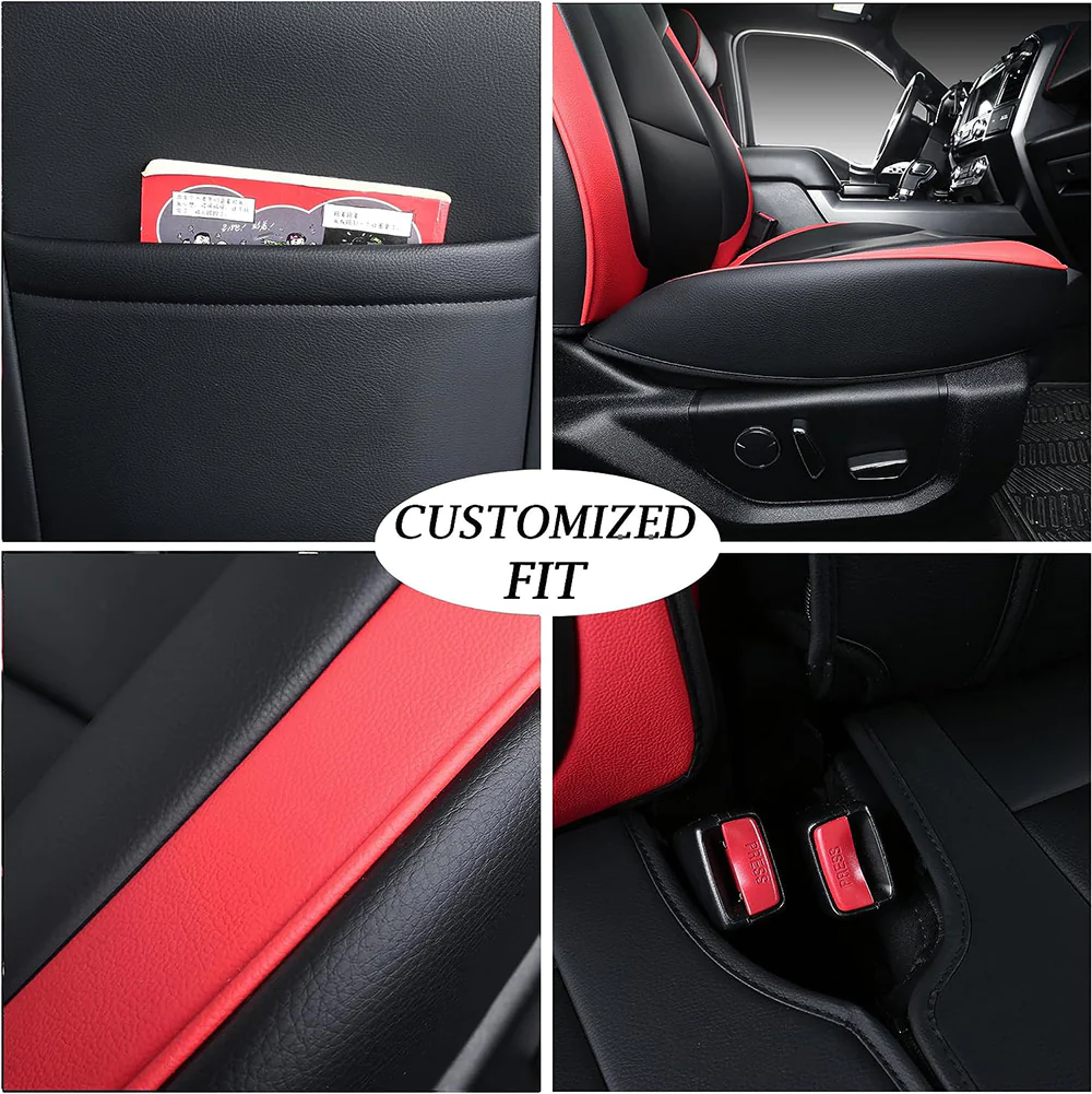 Luxury High Quality Leather Car Seat Cover Fits Ford F150 (2015-2023), F250, F350, F450 (2017 - 2023)