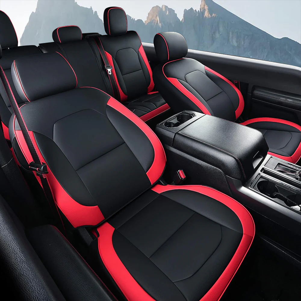 Luxury High Quality Leather Car Seat Cover Fits Ford F150 (2015-2023), F250, F350, F450 (2017 - 2023)