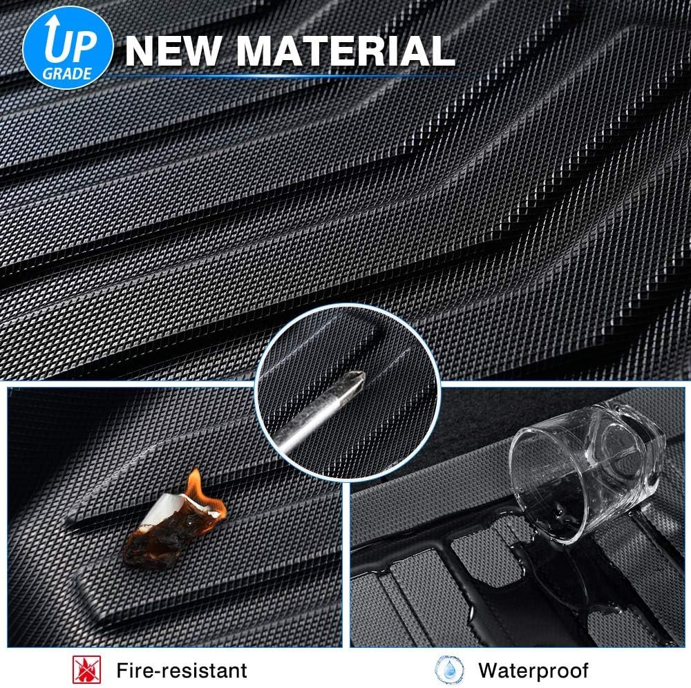 Custom Fit Floor Mats for Ford Escape 2022 2021 2020 No-Hybird (NOT Fit Hybrid Models) Floor Liner All Weather Car Mats 1st & 2nd Row Liners Full Set Black Non-Slip