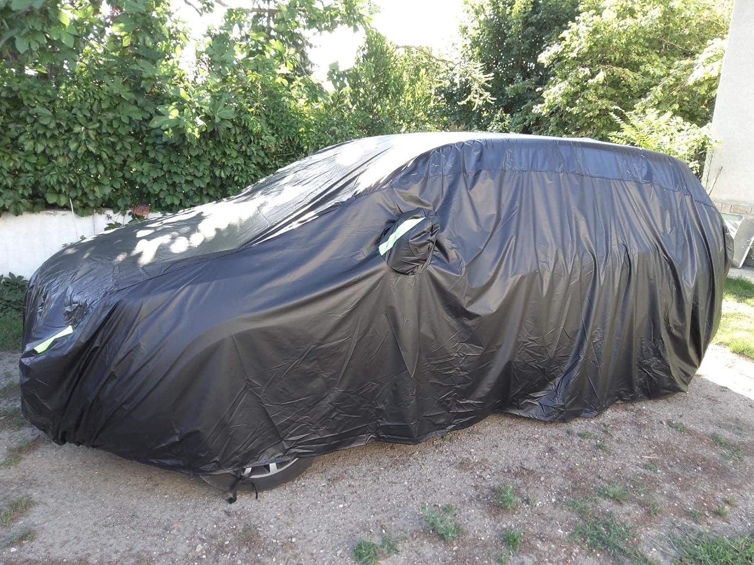 Car Cover Waterproof All Weather for Automobiles Heavy Duty Full Exterior Covers Fit Sedan Dodge Charger, Chrysler 300, Hyundai Genesis, Ford Taurus, Buick Lacrosse, Mercedes Benz S-Class (194"-208")