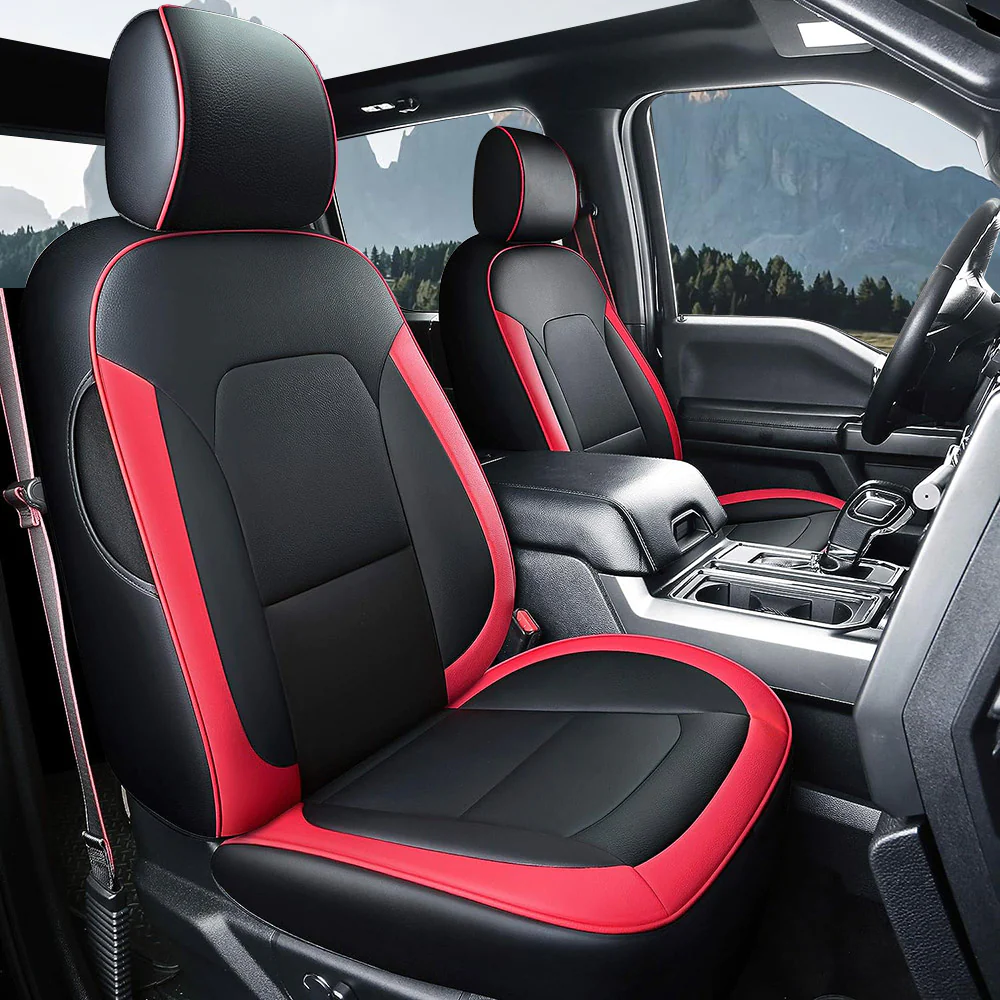 Luxury High Quality Leather Car Seat Cover Fits Ford F150 (2015-2023), F250, F350, F450 (2017 - 2023)