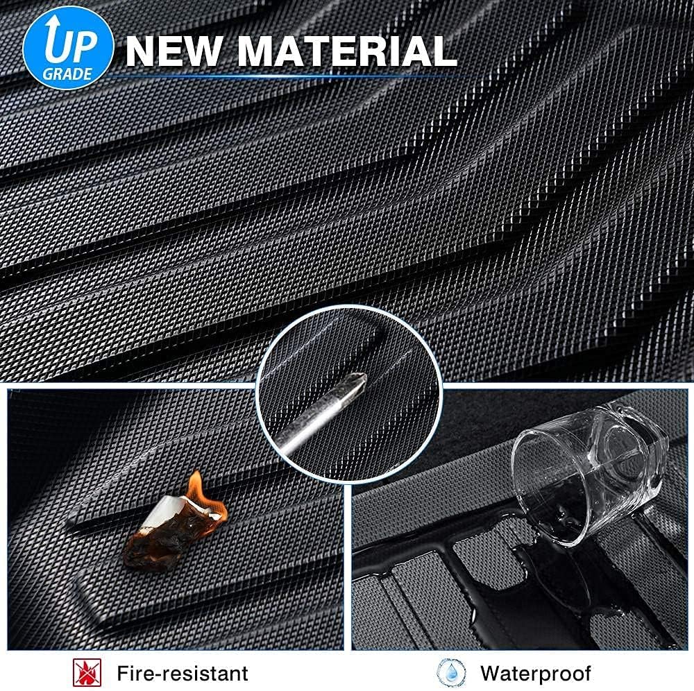 Custom Fit Floor Mats for Ford Escape 2022 2021 2020 No-Hybird (NOT Fit Hybrid Models) Floor Liner All Weather Car Mats 1st & 2nd Row Liners Full Set Black Non-Slip