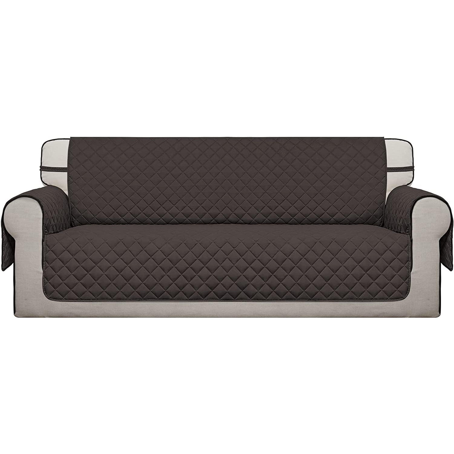 Sanmadrola 100% Waterproof Sofa Cover Machine Washable Couch Cover Love Seat Slipcover