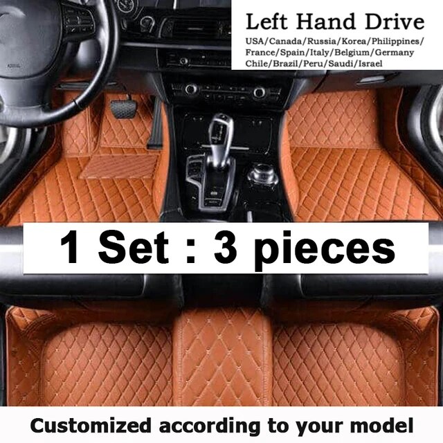 For Ford Focus Mk2 Mk2.5 2005~2015 Car Floor Mats Rugs Panel Footpads Anti-Slip Carpet Cover Cape Foot Pads Sticker Accessories