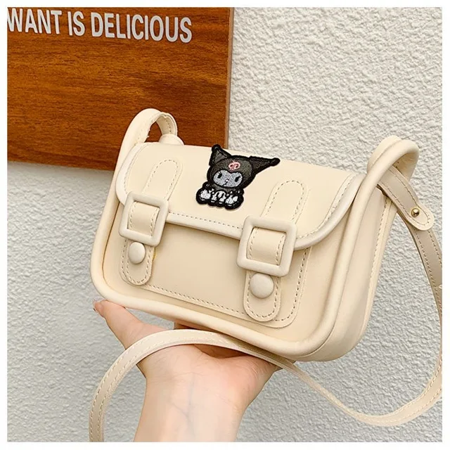 Kawaii Sanrio Kuromi All-match Armpit Bag Net Red Same Style Bag Cambridge Bag Shoulder Bag Japanese and Korean Gifts