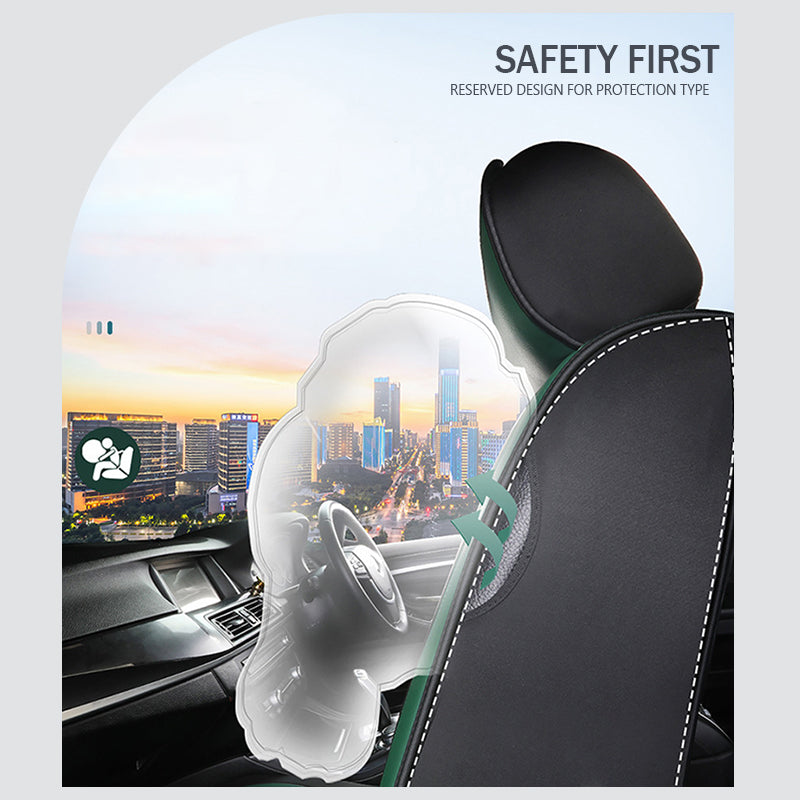 Summer All-inclusive Five-seater Fiber Linen Car Seat Cover For Ford Focus