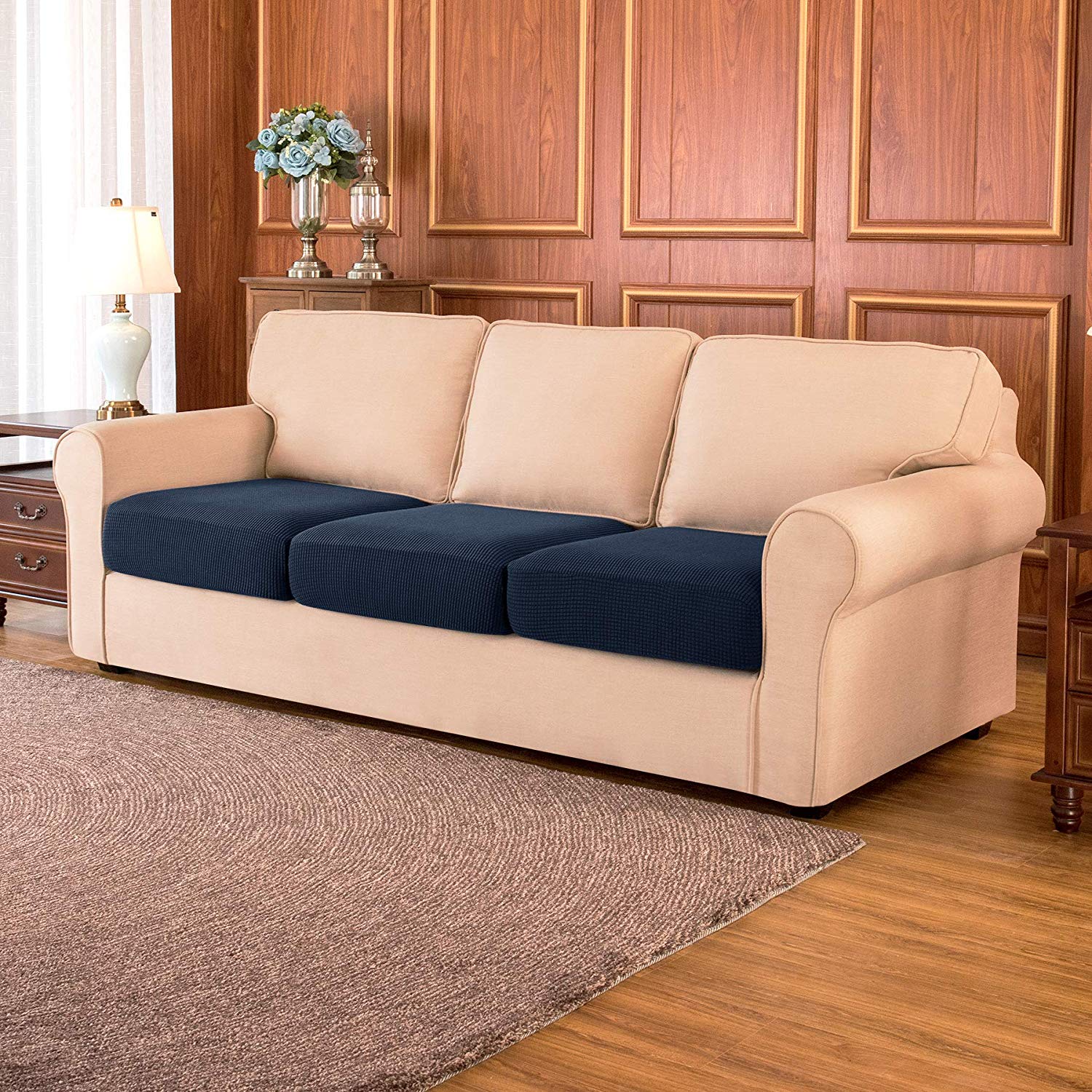 Dorothy Seperated Plaid Sofa Cushion Covers