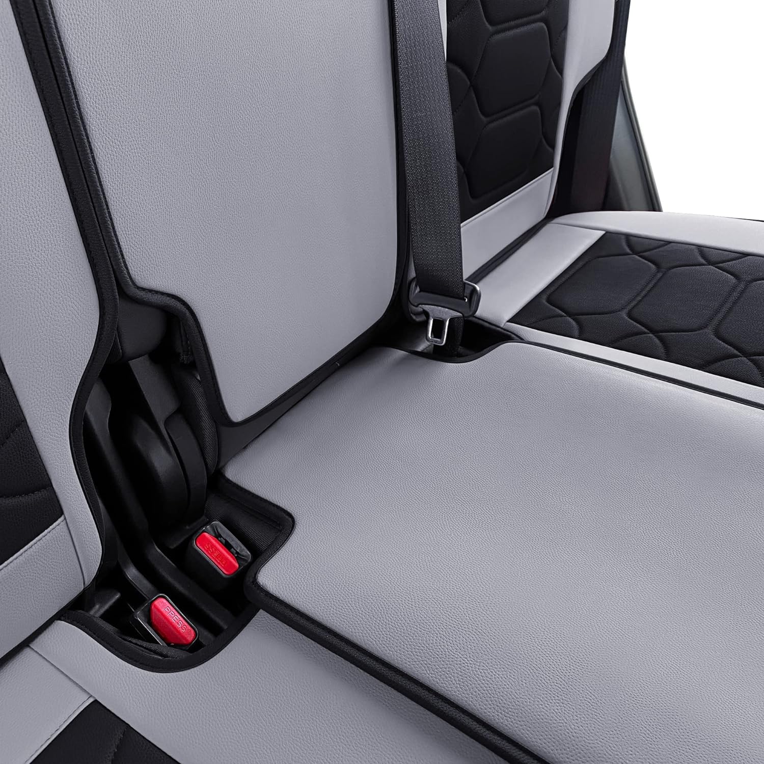 Custom Leather Seat Covers Compatible with Hyundai Santa Fe 2013-2023 (Full Set)