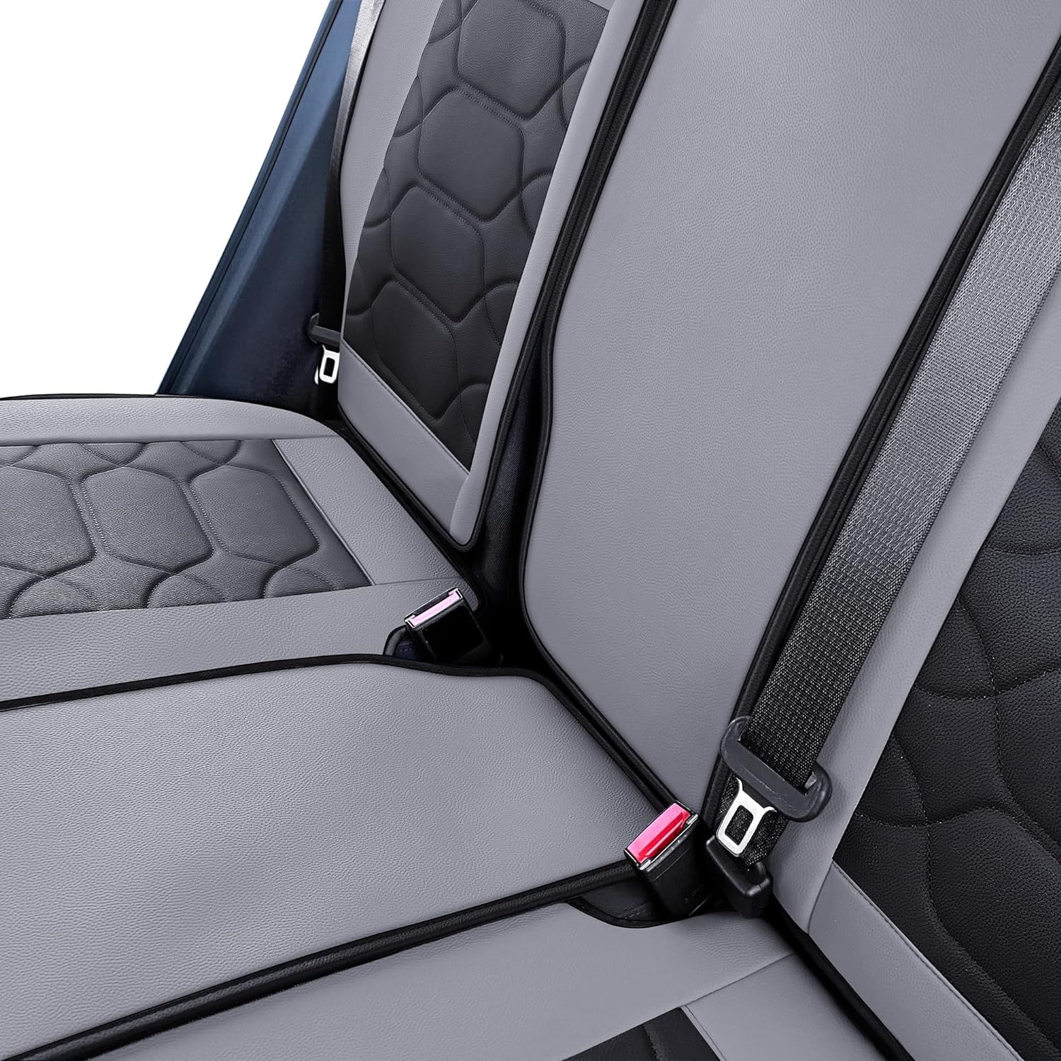 Custom Leather Seat Covers Compatible with Hyundai Santa Fe 2013-2023 (Full Set)