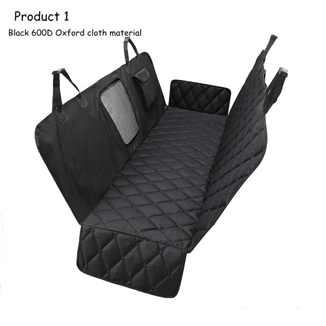 Dog Seat Cover Waterproof Pet Car Seat Cushion Car Rear Back Mat Pet Travel Cat Dogs Cushion Protector With Middle Seat Armrest