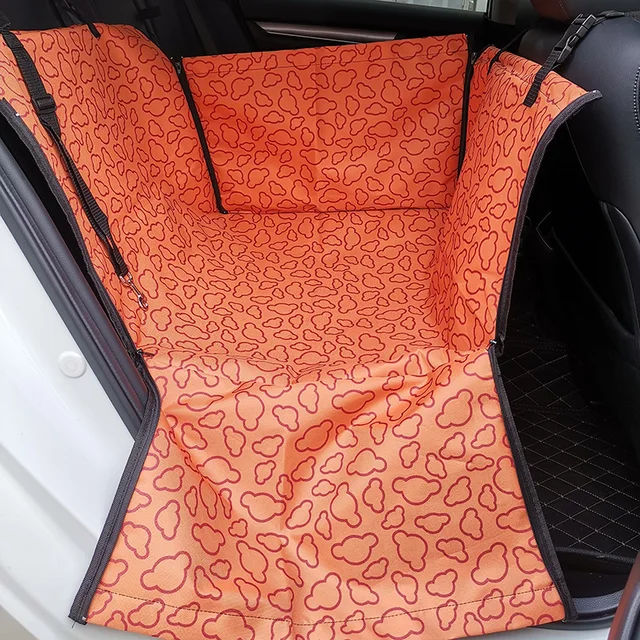 Dog Car Seat Cover Waterproof Pet Travel Dog Carrier Hammock Car Rear Seat Protector Mat Safety Carrier Dogs Cats Car Seat Bag