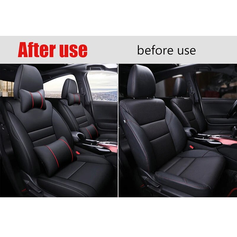 Car Special Luxury Leather Seat Cover For Honda HRV 2015 2016 2017 2018 2019 Waterproof Protection Covers Seat Cushion