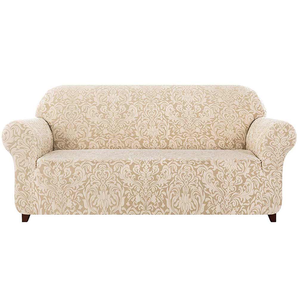 Cilla Jacquard Stretch Sofa Slipcover