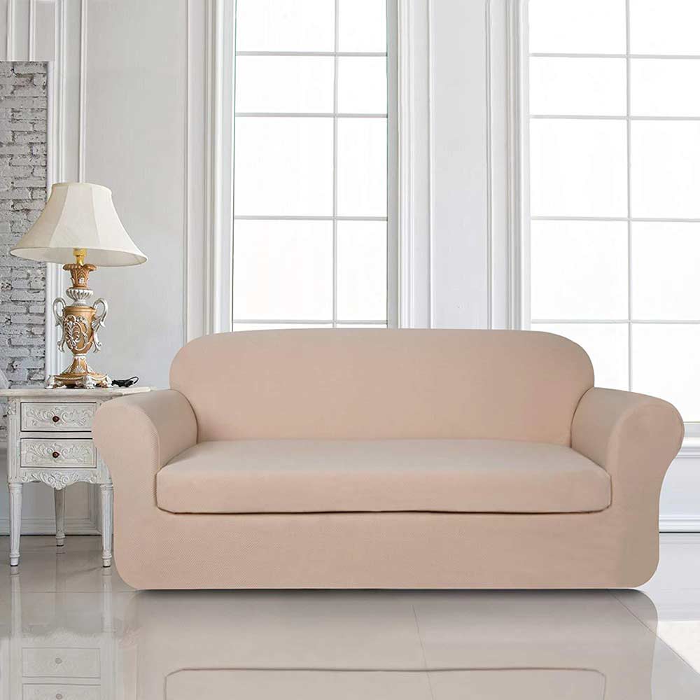 Diane Knit Jacquard Spandex Stretch Sofa Cover