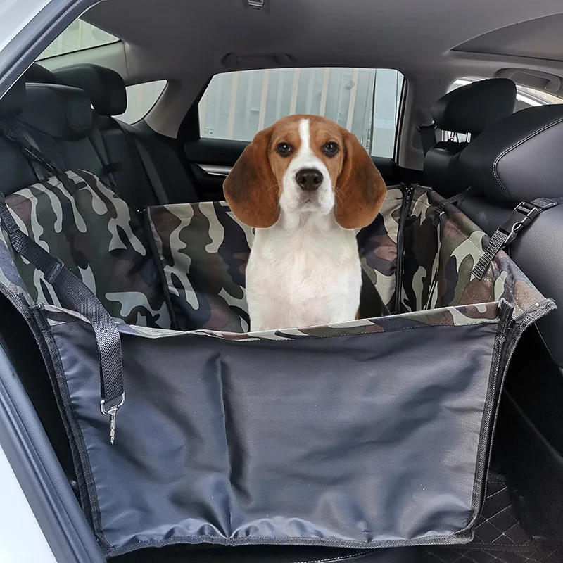 Dog Car Seat Cover Waterproof Pet Travel Dog Carrier Hammock Car Rear Seat Protector Mat Safety Carrier Dogs Cats Car Seat Bag