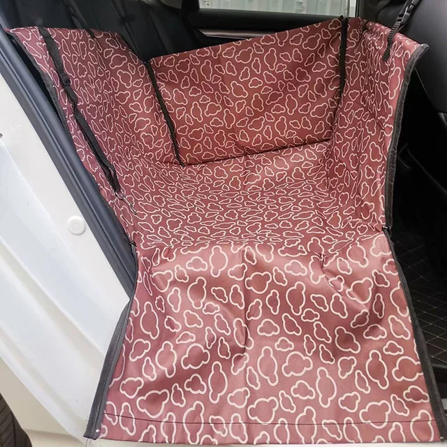 Dog Car Seat Cover Waterproof Pet Travel Dog Carrier Hammock Car Rear Seat Protector Mat Safety Carrier Dogs Cats Car Seat Bag