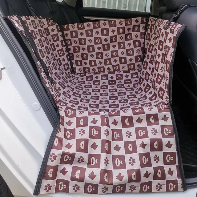 Dog Car Seat Cover Waterproof Pet Travel Dog Carrier Hammock Car Rear Seat Protector Mat Safety Carrier Dogs Cats Car Seat Bag