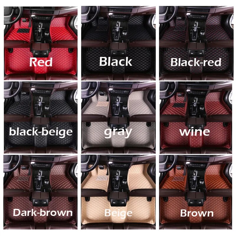 For Ford Focus Mk2 Mk2.5 2005~2015 Car Floor Mats Rugs Panel Footpads Anti-Slip Carpet Cover Cape Foot Pads Sticker Accessories