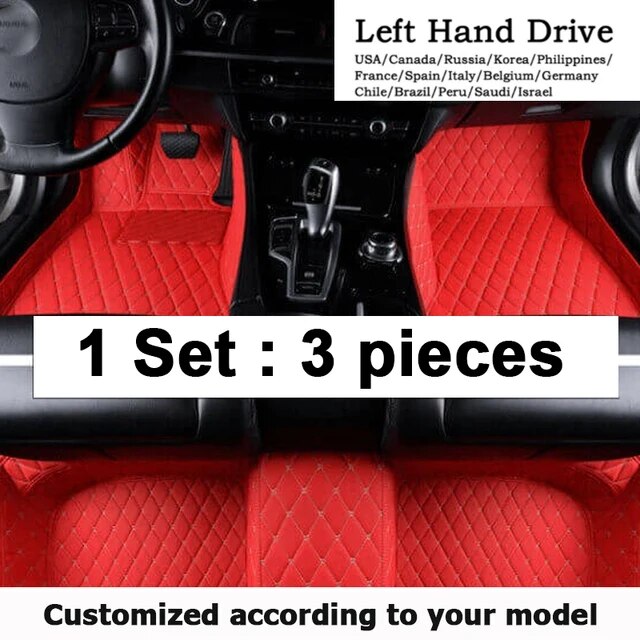 For Ford Focus Mk2 Mk2.5 2005~2015 Car Floor Mats Rugs Panel Footpads Anti-Slip Carpet Cover Cape Foot Pads Sticker Accessories