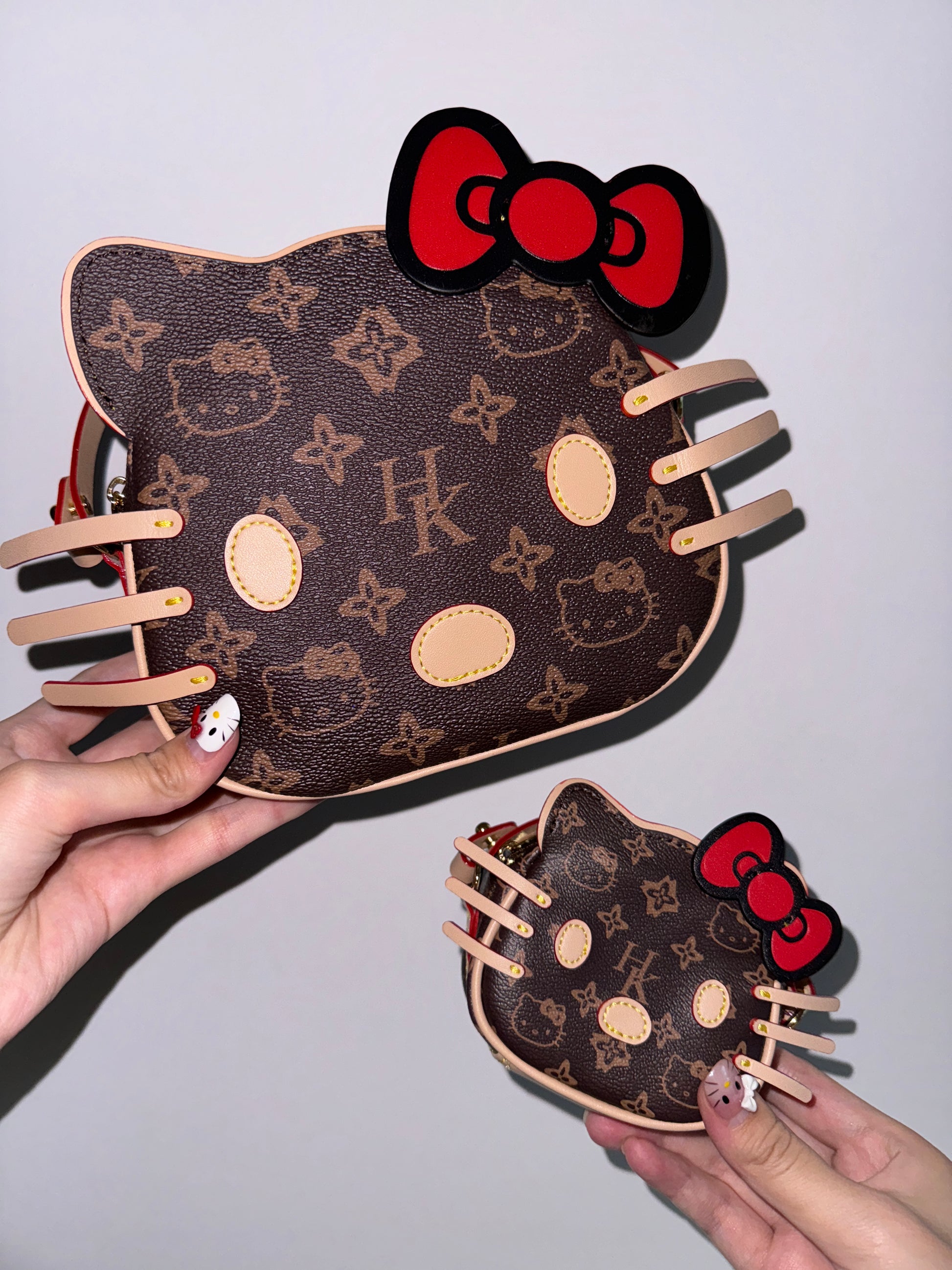 Hellokitty Mini Purse Bag Mini Top Handle Clutch Crossbody Handbag Mini Cute Purse Lipstick Bag Ladies Accessories Gift