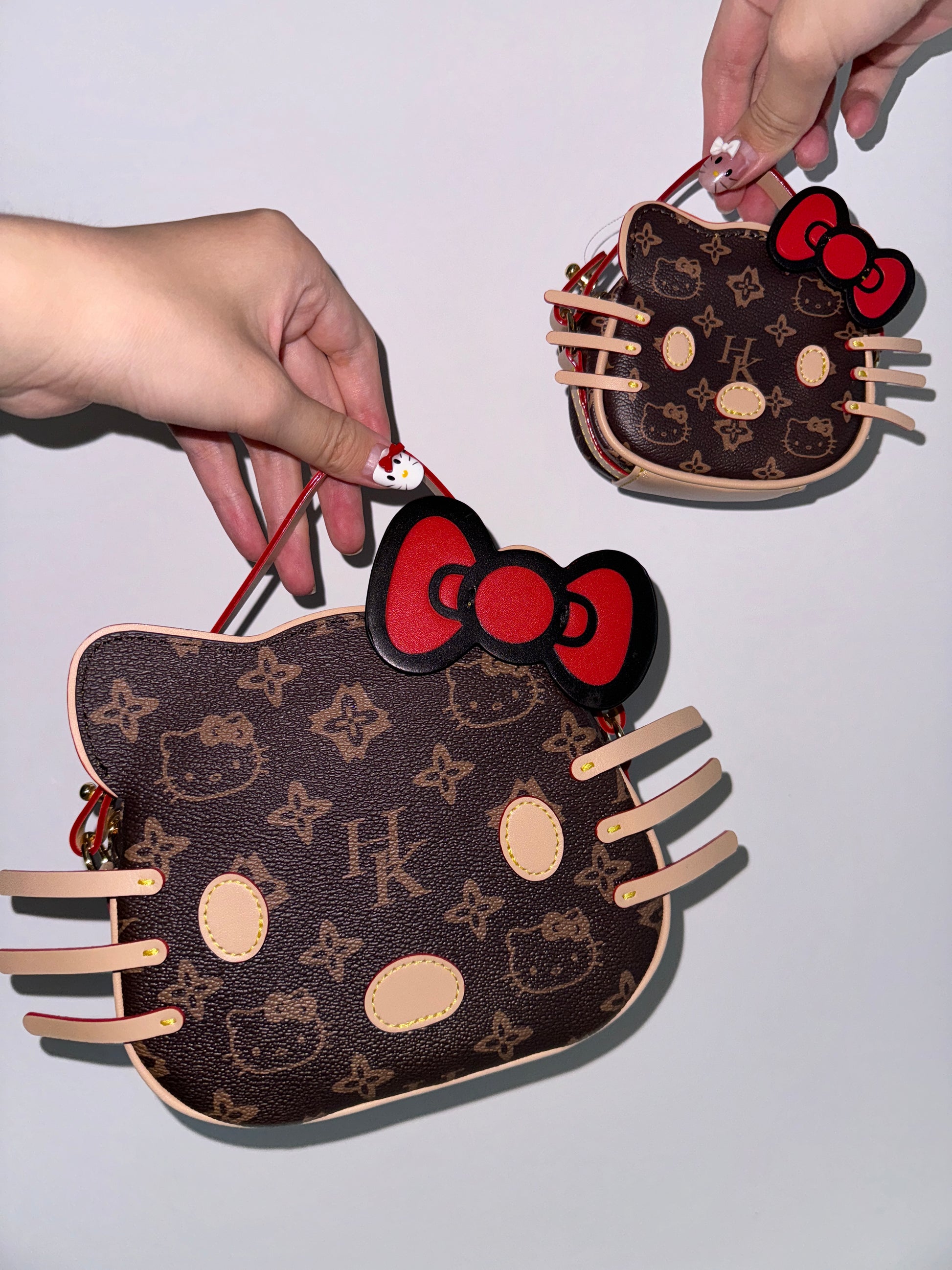 Hellokitty Mini Purse Bag Mini Top Handle Clutch Crossbody Handbag Mini Cute Purse Lipstick Bag Ladies Accessories Gift