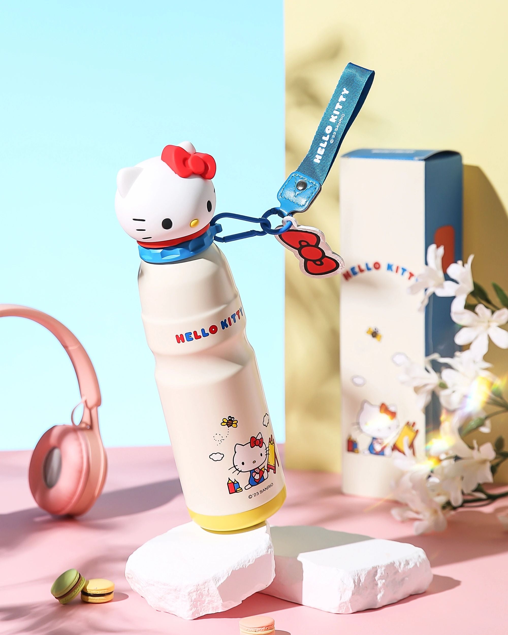 Hellokitty/Kuromi Water Bottle insulated stainless steel thermos(20.2oz/600ml)