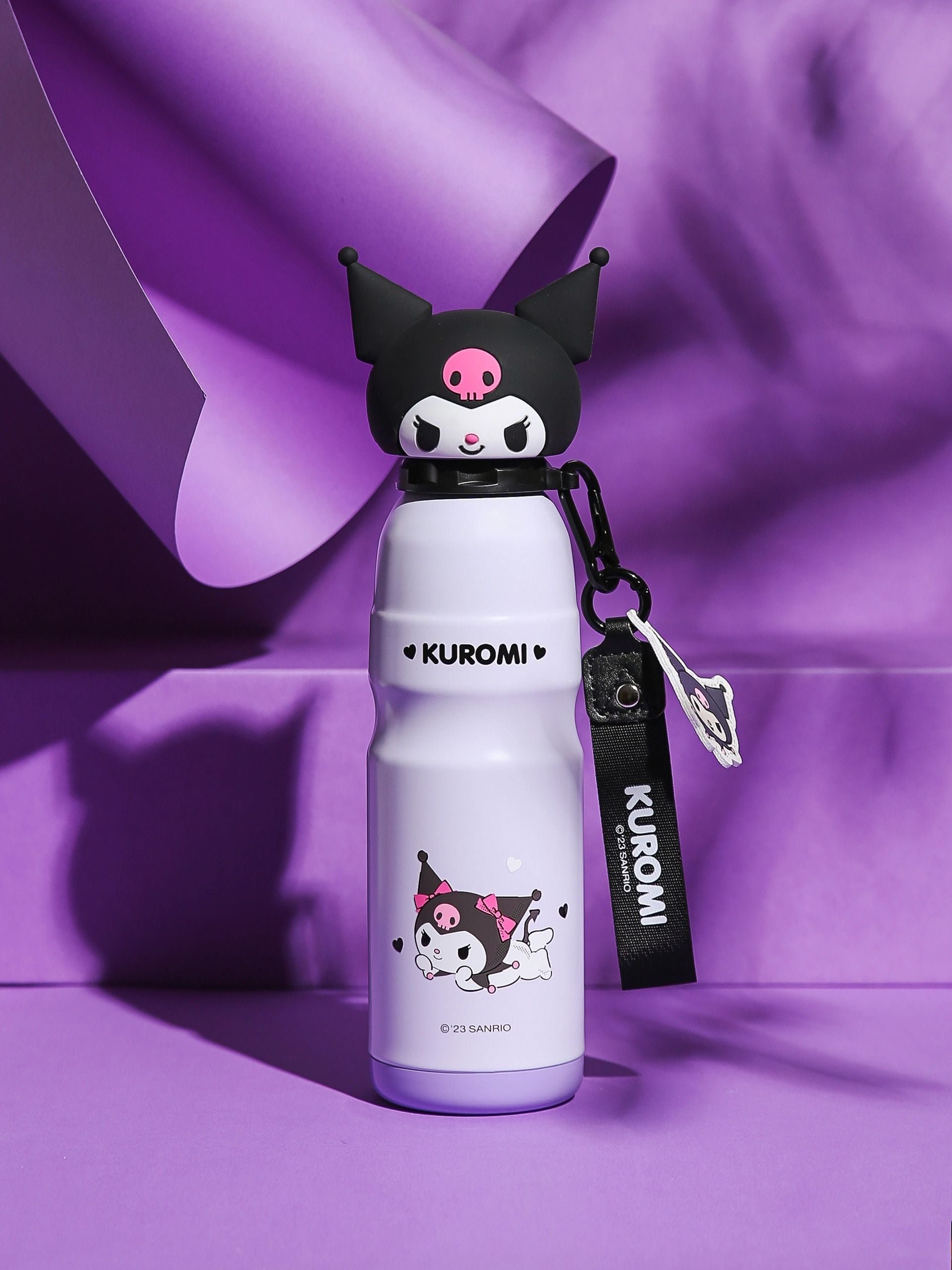 Hellokitty/Kuromi Water Bottle insulated stainless steel thermos(20.2oz/600ml)