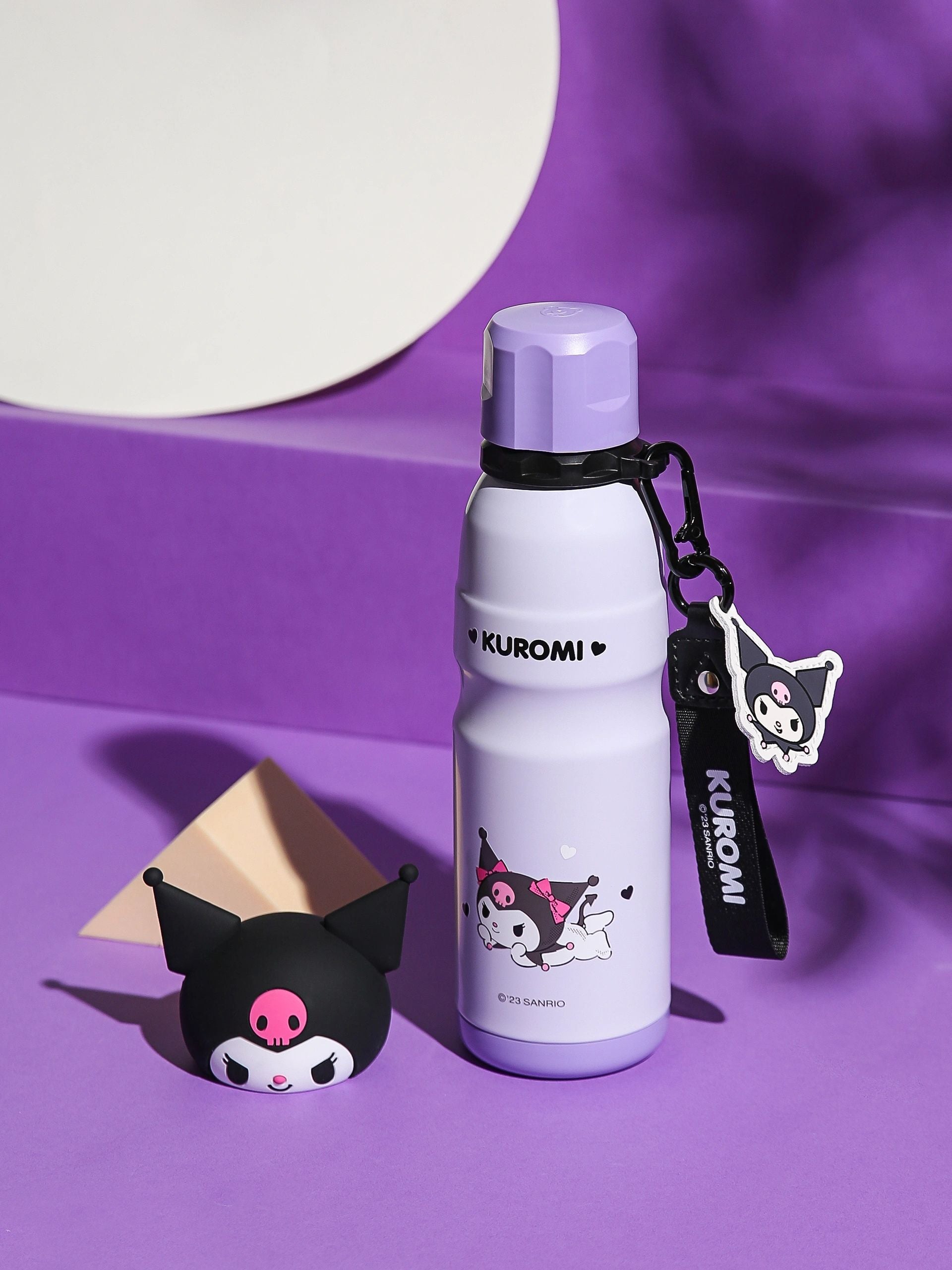 Hellokitty/Kuromi Water Bottle insulated stainless steel thermos(20.2oz/600ml)