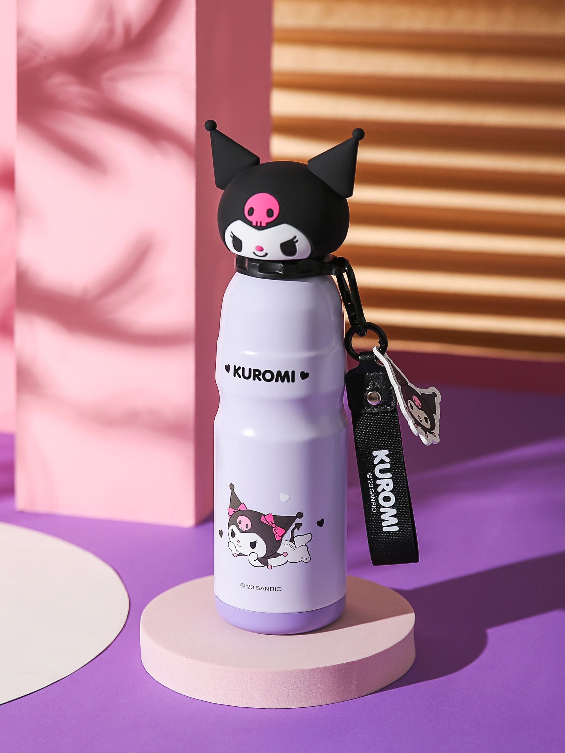Hellokitty/Kuromi Water Bottle insulated stainless steel thermos(20.2oz/600ml)