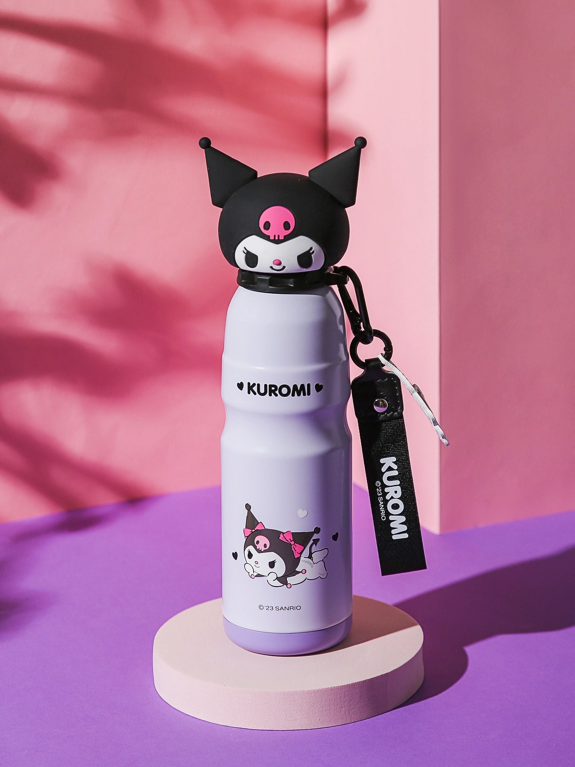 Hellokitty/Kuromi Water Bottle insulated stainless steel thermos(20.2oz/600ml)